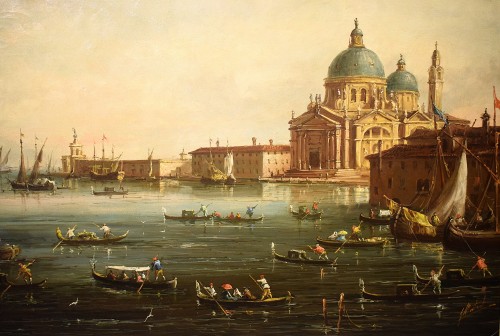 Venice, Panorama of the Grand Canal, Jose Martorell Puidomenech (1800-1900) - 